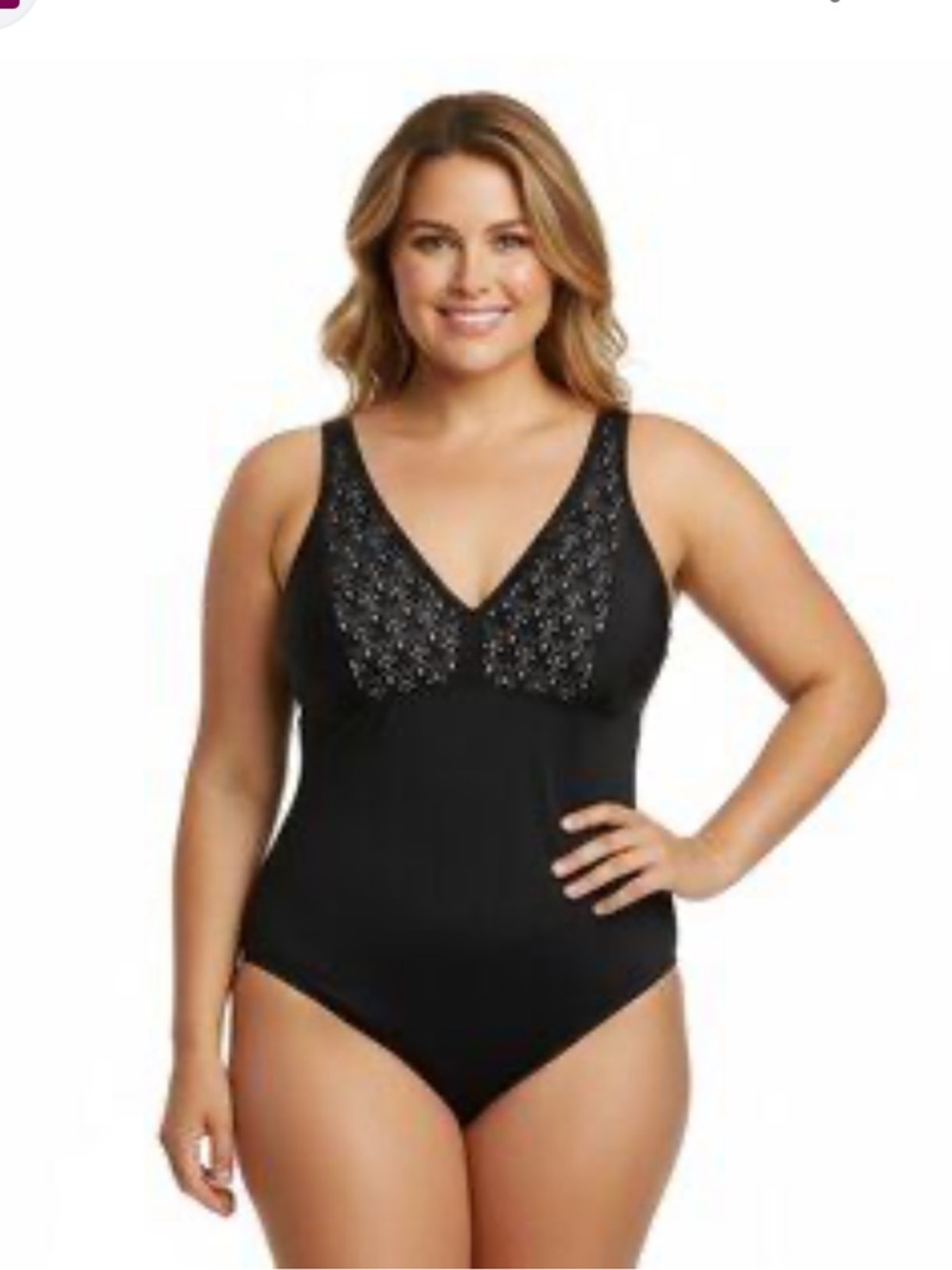 KRISTA ONE PIECE LASER CUT SWIMSUIT BATHING SUIT BLACK